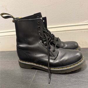 Dr. Martens Black Combat Boots. Women’s size 9